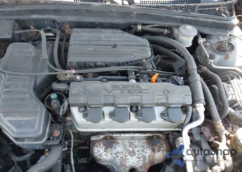 2002 Honda Civic Ex из США, поврежденный, VIN 1HGES26752L028962